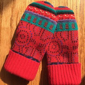 Felted Wool Mittens from rare Corroboree Australian repurposed sweater